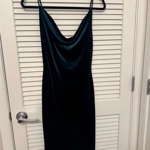 Lulu's Sleek cowl neck Dress